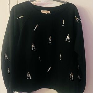 Philosophy Black Crewneck Intimates & Sleepwear